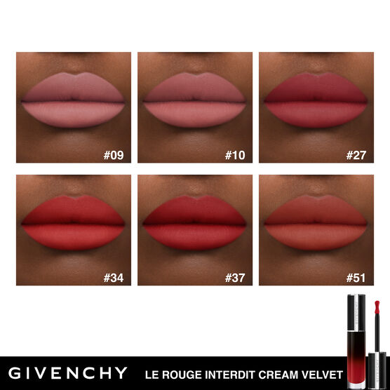 Batom Givenchy Le Rouge Interdit Cream Velvet Lipstick